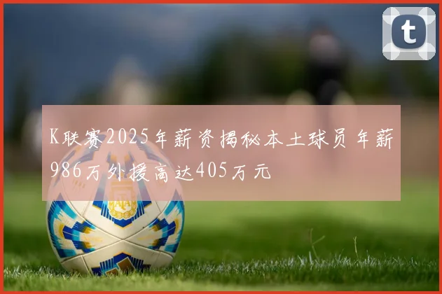 K联赛2025年薪资揭秘本土球员年薪986万外援高达405万元